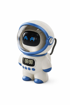 Robot ébresztőóra gyerekszobába éjszakai fénnyel